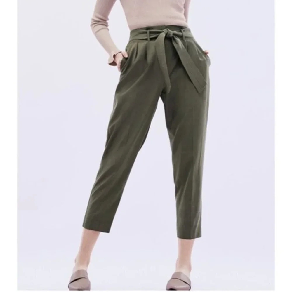 TROUVÉ Tie Waist High Rise Pants‎ Size 0